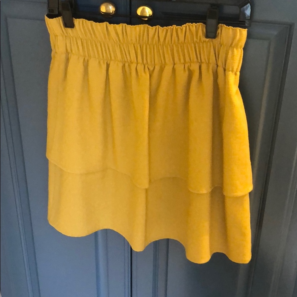 RORY BECA mustard skirt